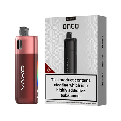 OXVA ONEO vape device and packaging on a white background