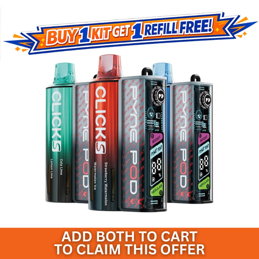 buy 1 kit get 1 free refill pyne pod click s 30k SALE DISCOUNT