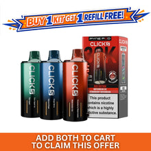buy 1 kit get 1 free refill pyne pod click s 30k SALE DISCOUNT REFILL