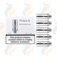 Innokin Prism S replacement coils with packaging on a white background