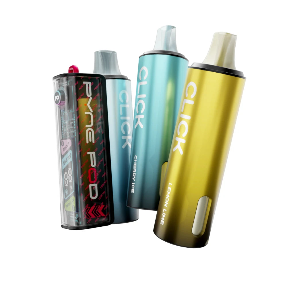 Pyne Pod 50K kit in "Special Edition" beside 2 refill pods on a white background