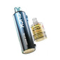 Pyne Pod Click 50k Refill pod and prefilled container in "Blue Magic" flavour on a white background.
