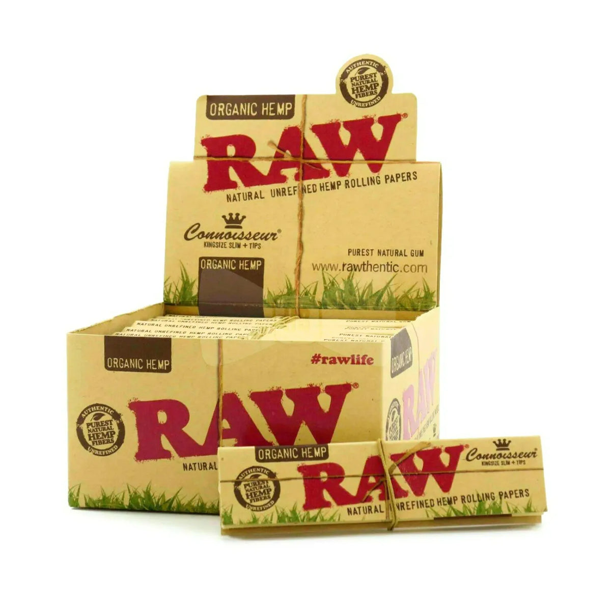 Wholesale - Papers - Raw Organic Rolling Papers - 24 Packs