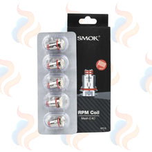 SMOK RPM Coil packaging with five coils on a white background