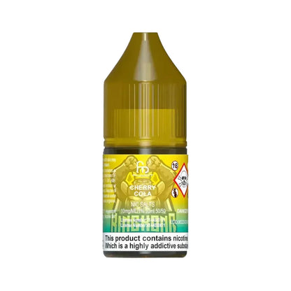 R&M Tornado 7000 Salts Bottle of Nic Salts Cherry Cola flavour on a white background
