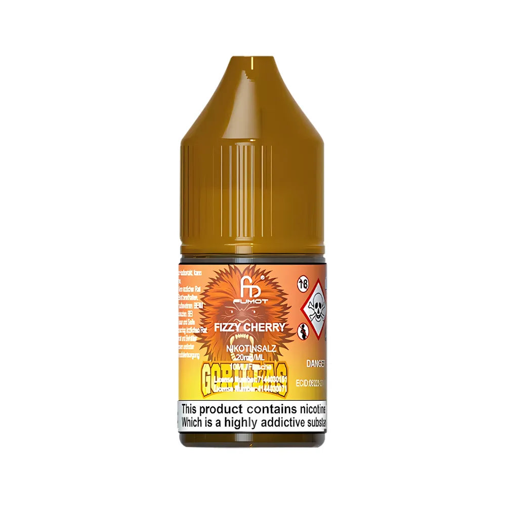 R&M Tornado 7000 Salts Bottle of Fizzy Cherry nicotine salt on a white background