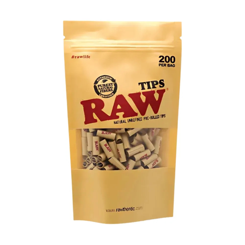 Raw - Authentic Pre-Rolled Tips - 200pcs