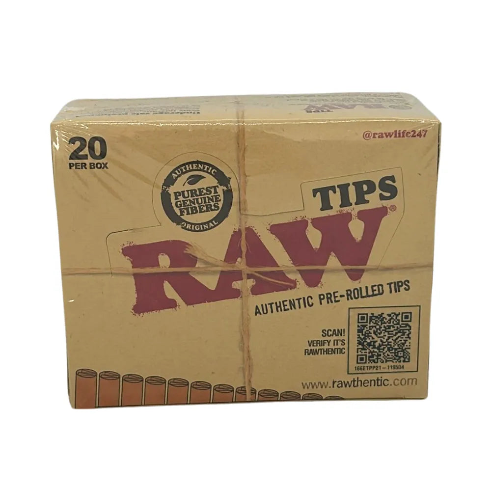 Raw - Pre rolled Round Tips - 20pcs