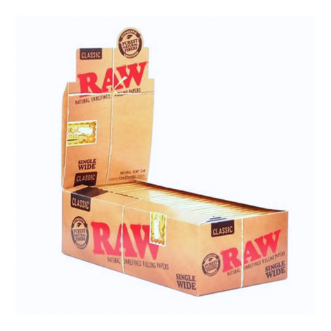 Papers - Raw Single Wide 50pcs