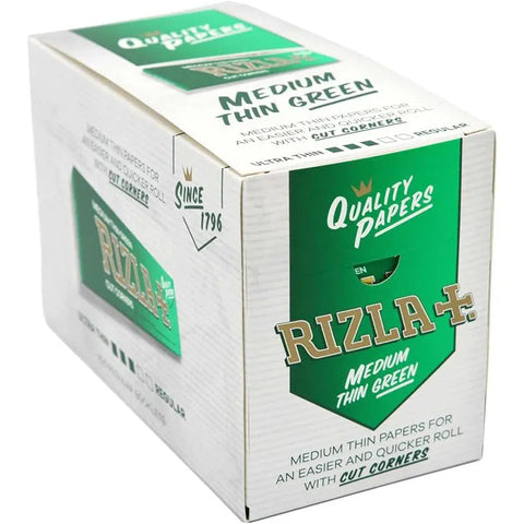 Wholesale - Papers - Green Rizla Rolling Papers - 100 Packs