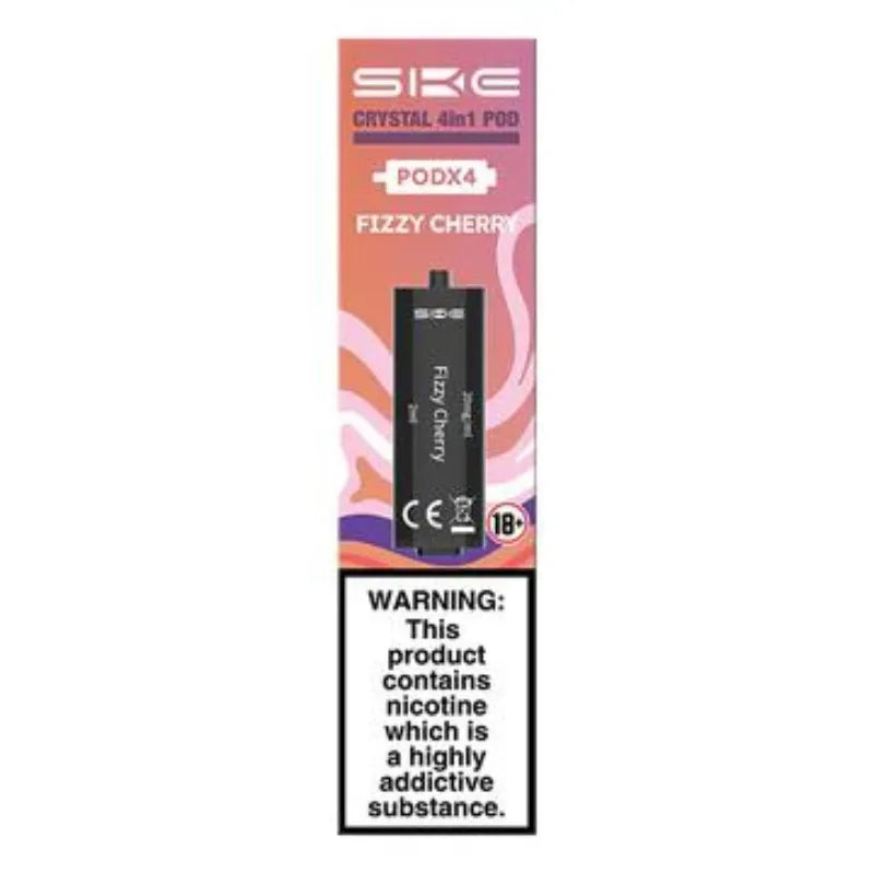 SKE Crystal 4in1 Pods - Fizzy Cherry