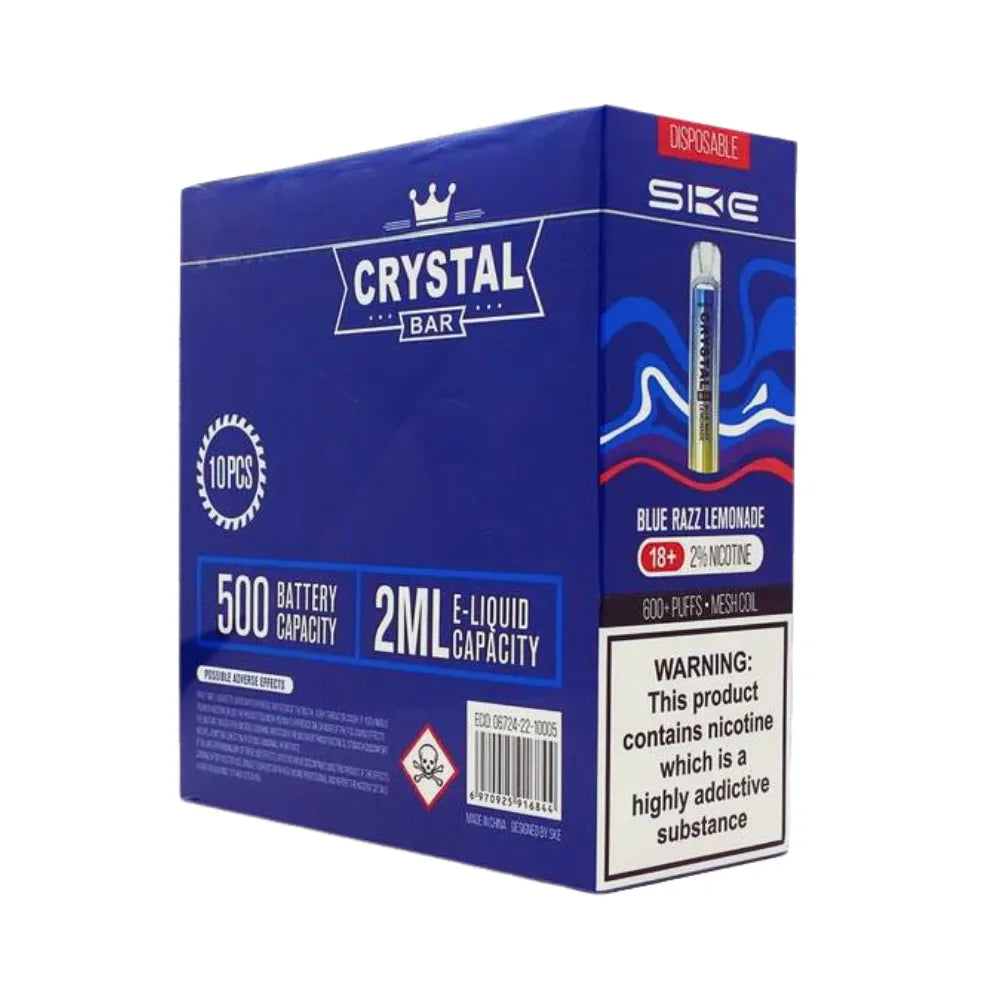 Box of 10 - SKE Crystal - Blue Razz Lemonade