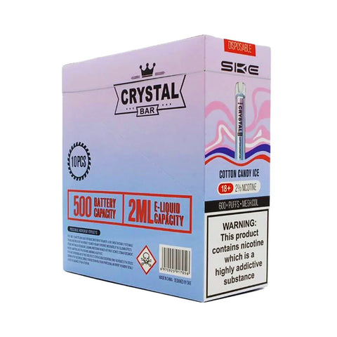 Box of 10 - SKE Crystal - Cotton Candy Ice