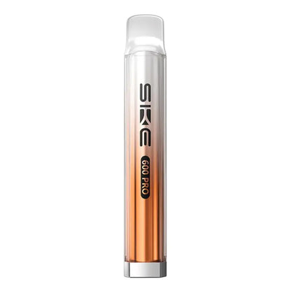 bronze and white ske vape on a white background