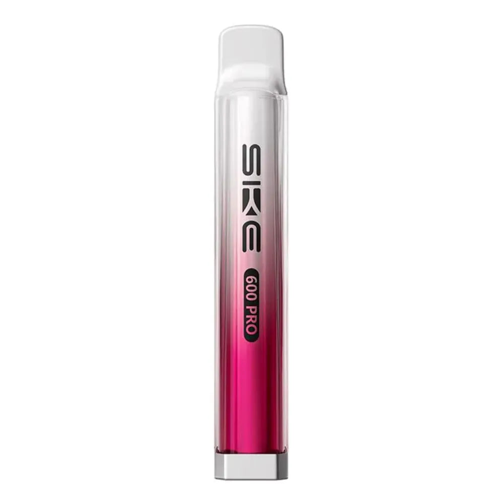 pink and white ske vape device on a white background