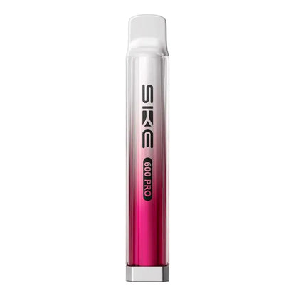 pink and white ske vape device on a white background