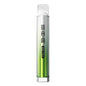 ske vape pen with green and silver design on a white background