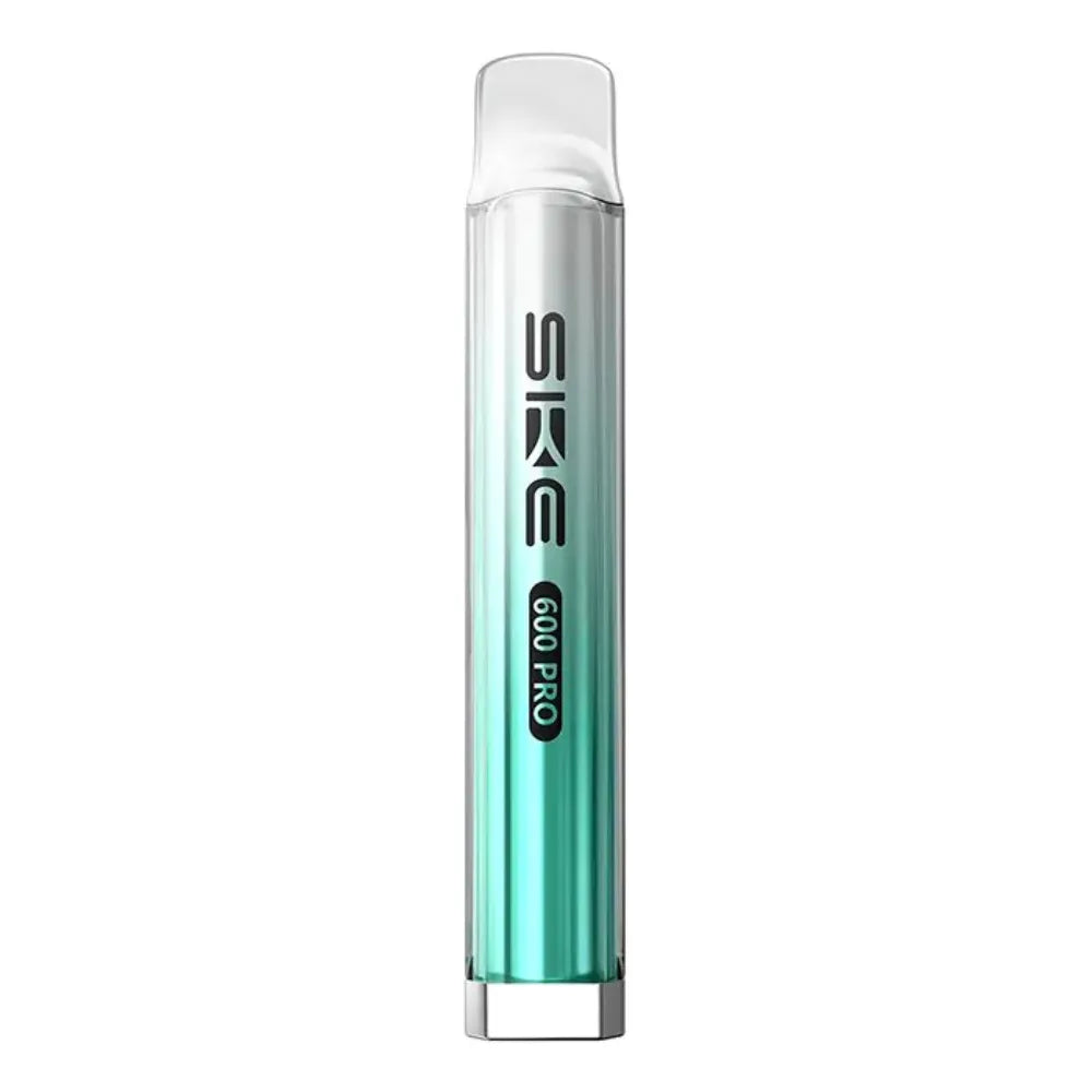Turquoise SKE vape pen on a white background