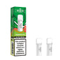 SKE Pineapple Ice vape pod packaging with two clear vape pods on a white background