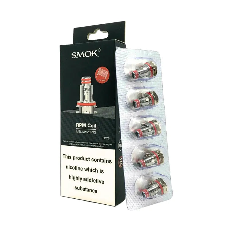 Smok - RPM Mesh 0.3Ohm MTL Coils - Pack of 5