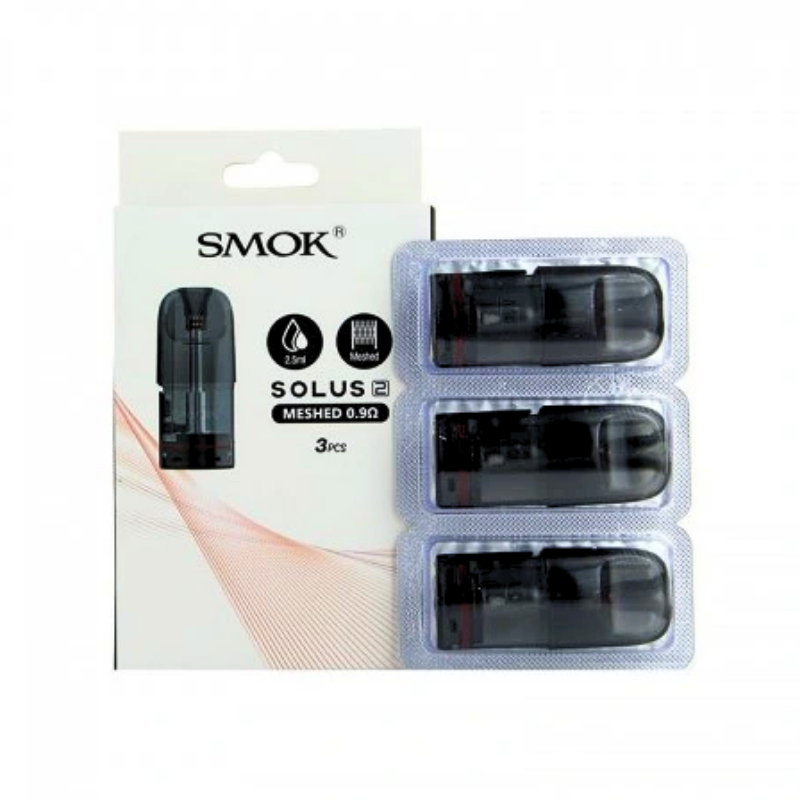 Wholesale - Smok - Solus 2 Meshed 0.9ohm pod 3pcs