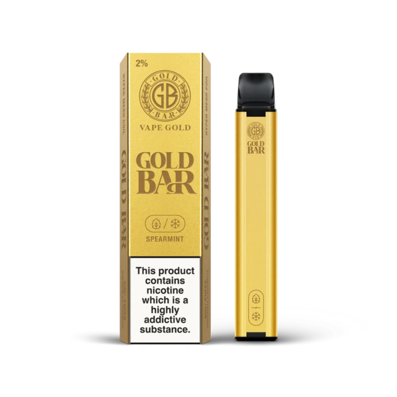 Wholesale - Vape Gold's Gold Bar - Spearmint