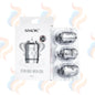 SMOK TFV16 dual mesh coil packaging on a white background with decorative smoke effects.