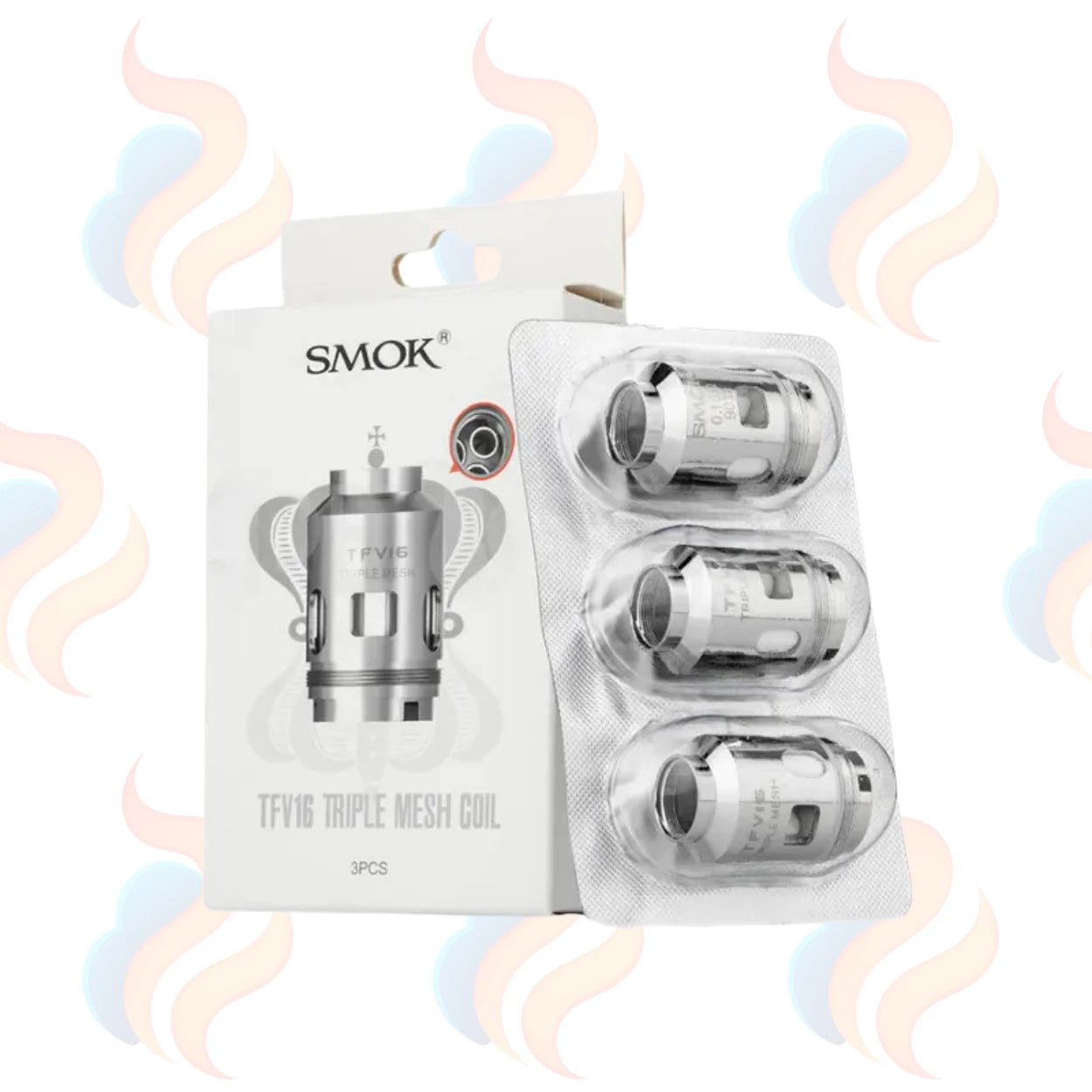 SMOK vape coils packaging with coils on a white background