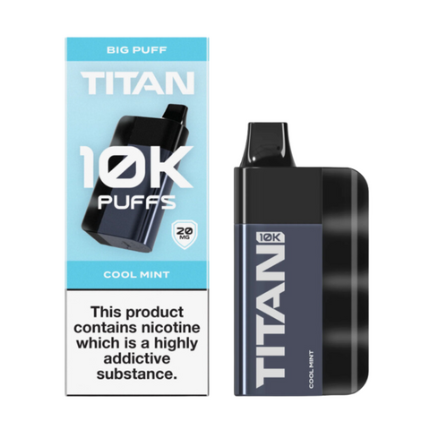 Wholesale - TITAN 10k Puffs - Cool Mint