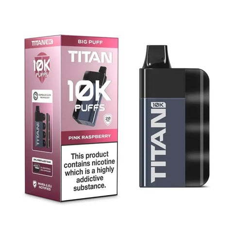 TITAN 10k Puffs - Pink Raspberry