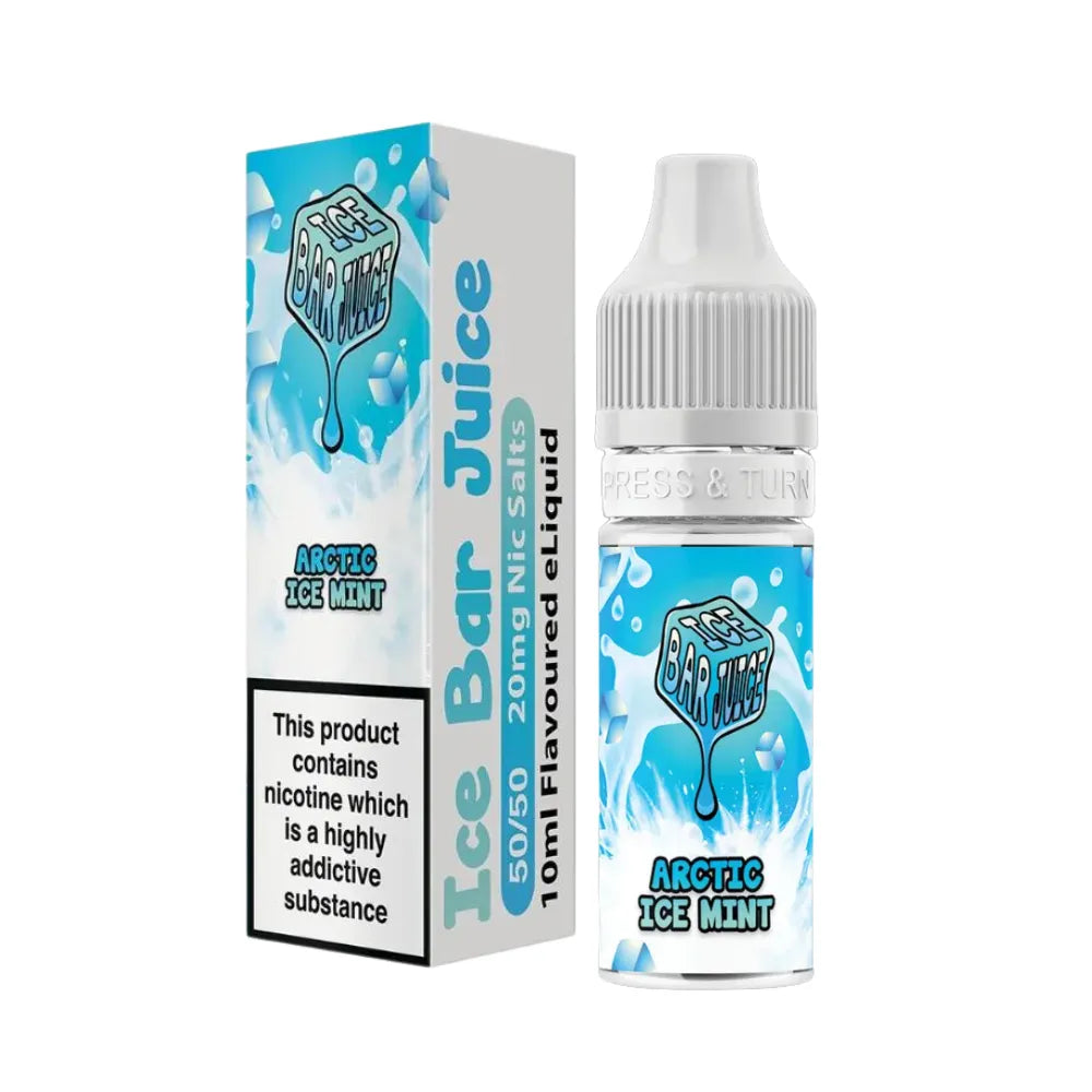 Ice Bar Juice Arctic Ice Mint eLiquid packaging on a white background