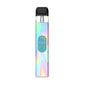 rainbow coloured vaporesso Xros 4 pod kit on a white background