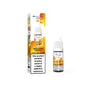 Mango Peach Pineapple e-liquid bottle and packaging on a white background