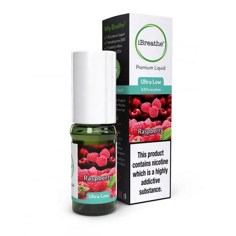 iBreathe Raspberry E-Liquid 10ml