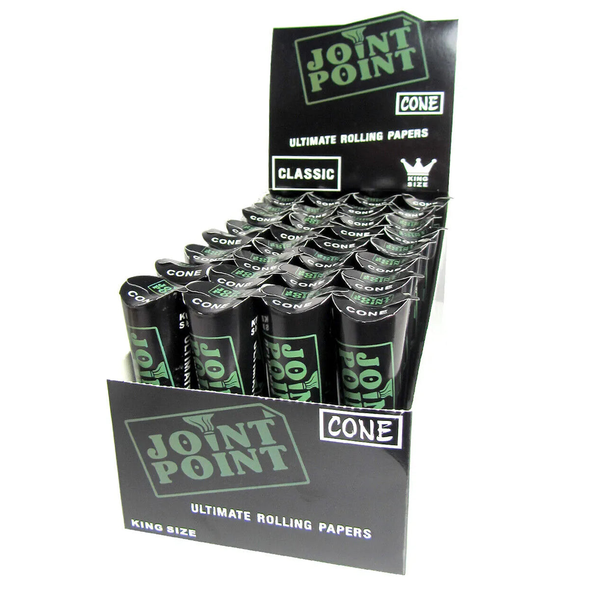 Cones - Joint Point Classic Cones - 32 Packs of 3 - 96 Cones