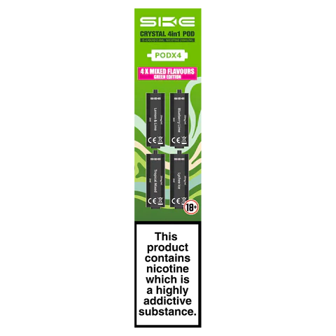 Wholesale - SKE Crystal 4in1 Pods - Green Edition