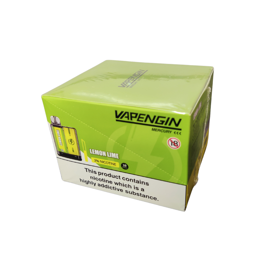 Wholesale - Pack of 10 - Vapengin Mercury - Lemon Lime