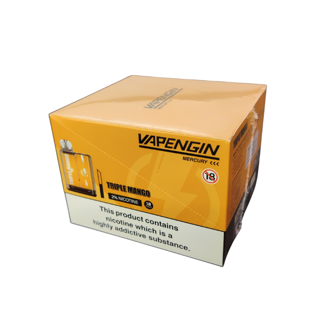 Wholesale - Pack of 10 - Vapengin Mercury - Triple Mango