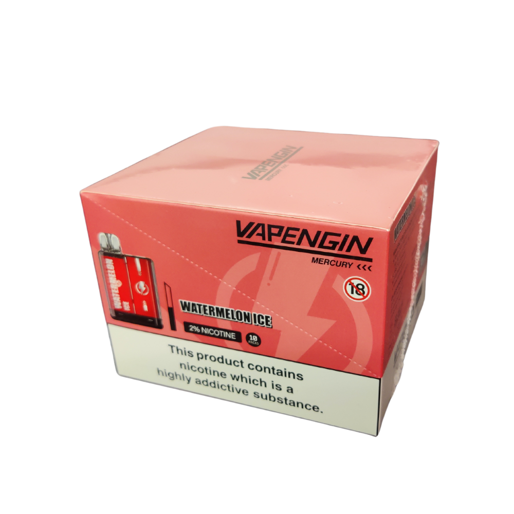 Wholesale - Pack of 10 - Vapengin Mercury - Watermelon Ice