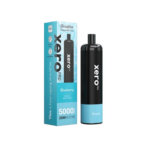 Wholesale - Xero Pro 5000 ZERO NICOTINE - Blueberry