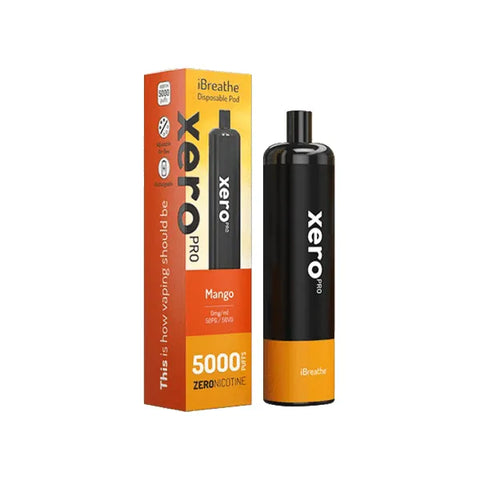 Wholesale - Xero Pro 5000 ZERO NICOTINE - Mango