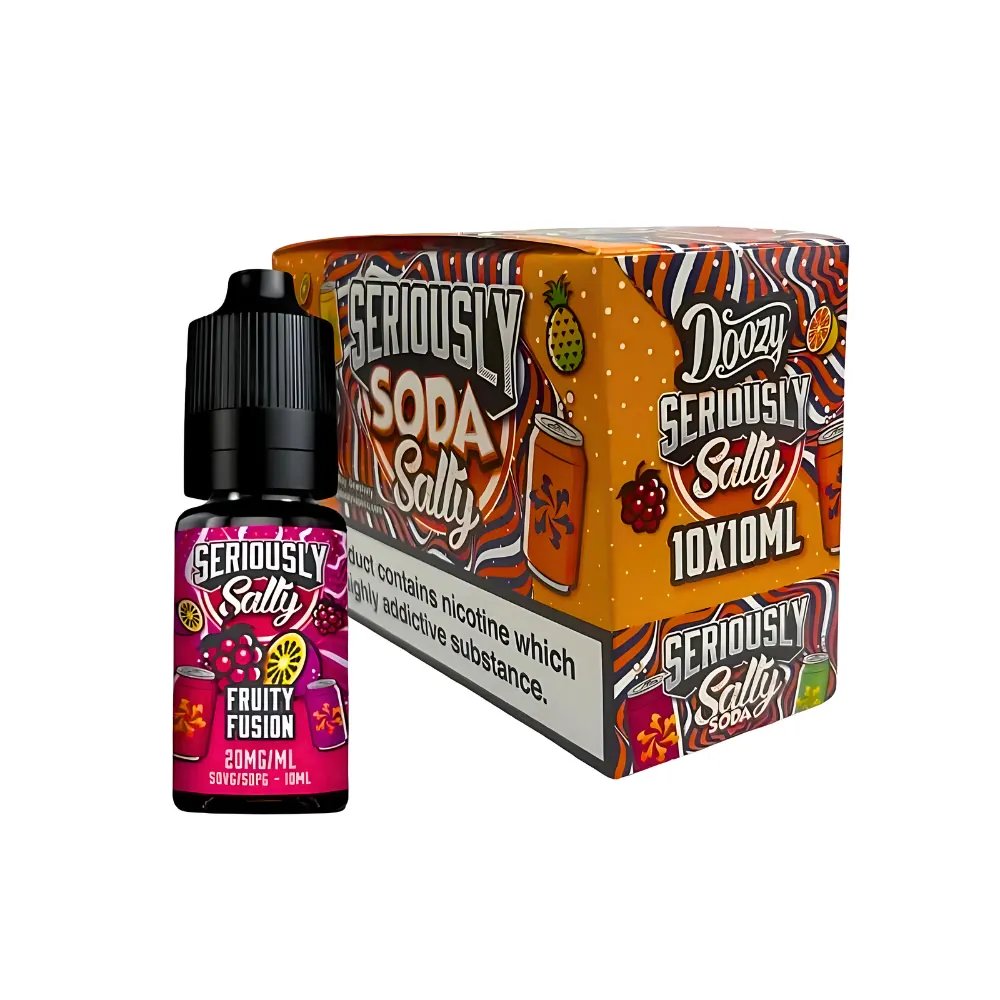 Box Of 10 - Doozy Seriously Soda - Nic Salts 10ml E-liquid