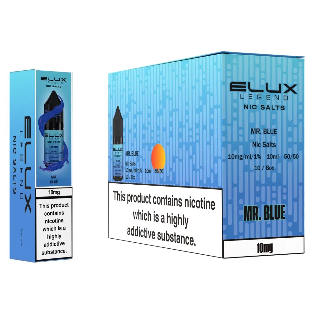 Box Of 10 - Elux Legend Salts - 10ml E-liquid Nic Salts