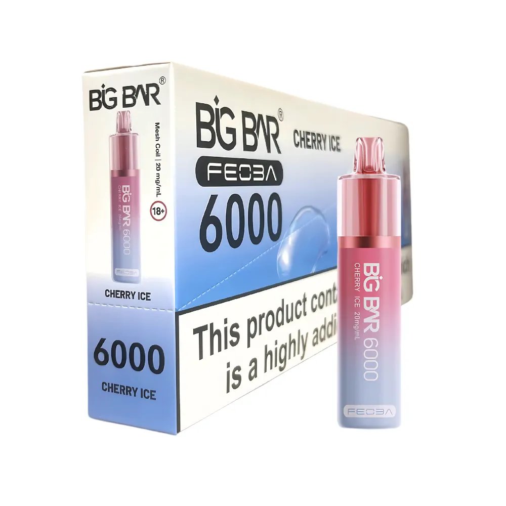 Box Of 5 - Feoba Big Bar 6000 - Disposable Vape