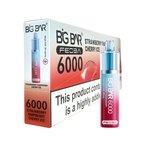 Feoba Big Bar 6000 - Strawberry Raspberry Cherry ice