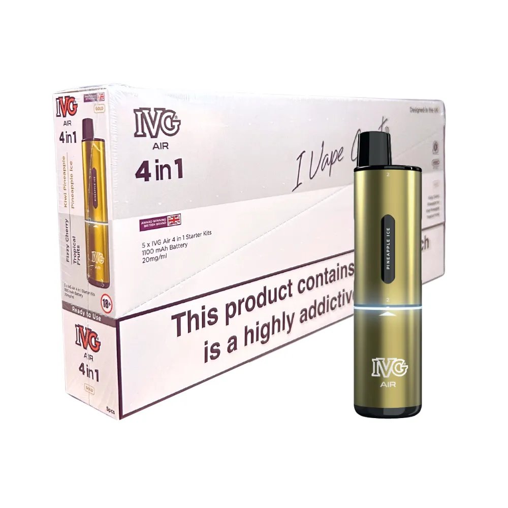 Box Of 5 - IVG Air 4 in 1 - Disposable Vape
