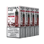 Box Of 5 - Feoba Pro 6000 - Rechargeable Pod Kit